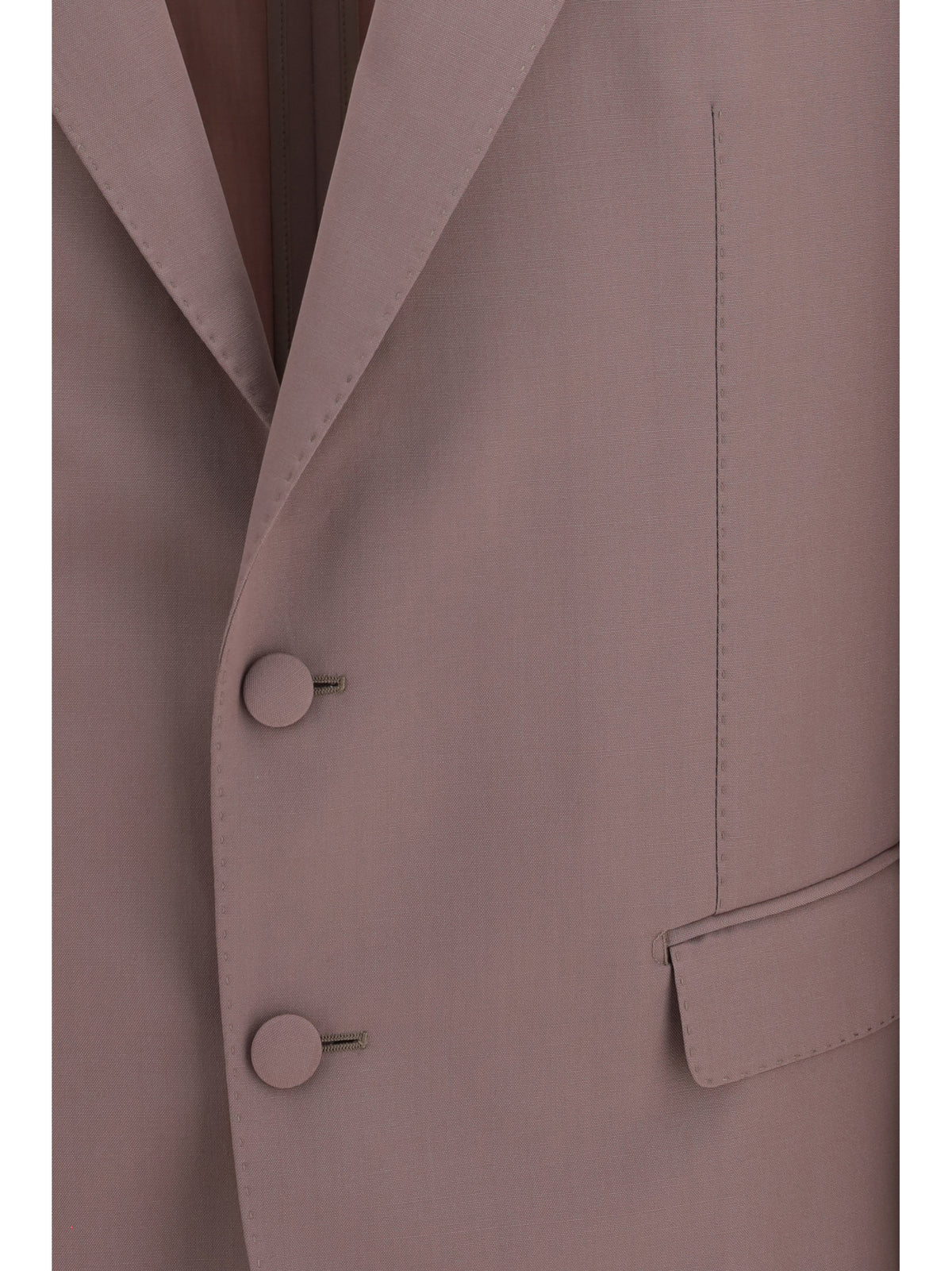 Dolce & Gabbana Men Single-Breasted Wool Poplin Jacket DOLCE & GABBANA