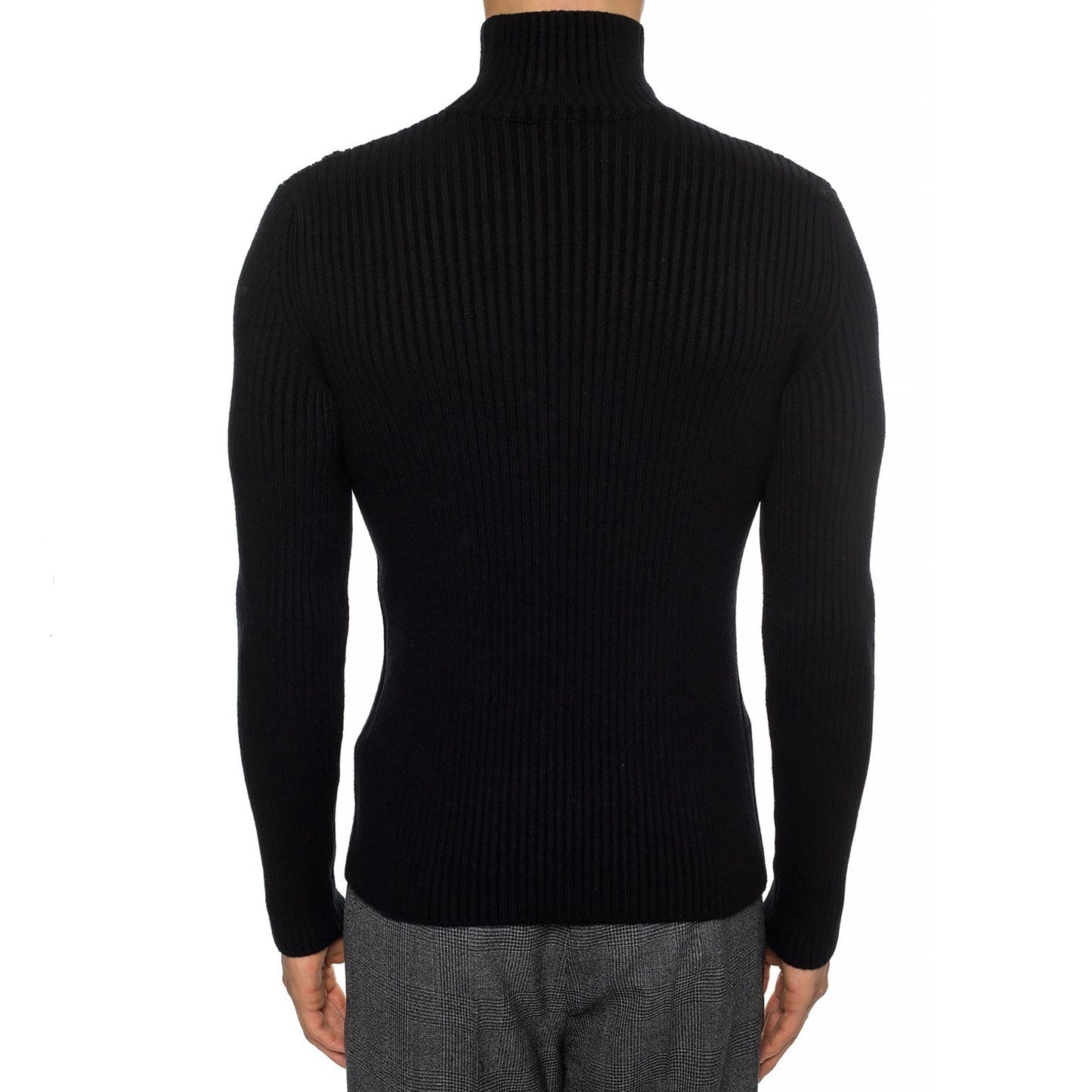 Balenciaga Cashmere Blend Rib Knit Turtleneck Men BALENCIAGA