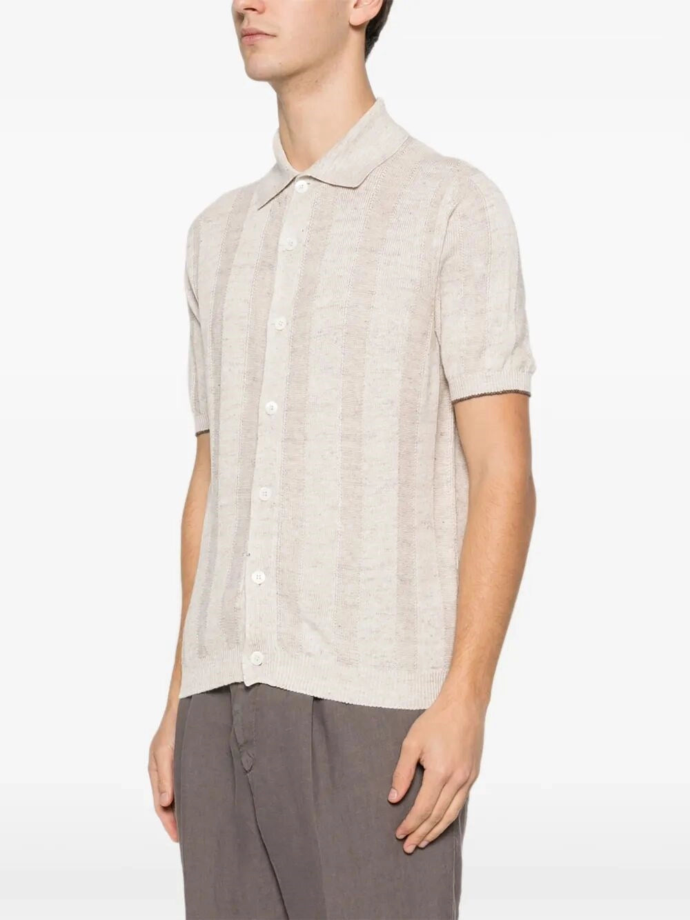 Brunello Cucinelli Men Short Sleeve Shirt BRUNELLO CUCINELLI