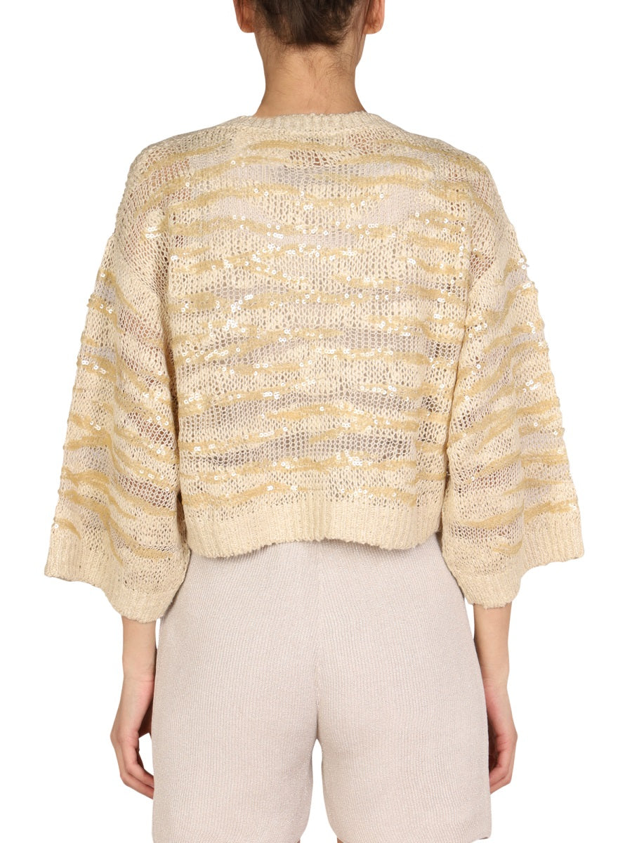 Brunello Cucinelli Women Perforated Mesh BRUNELLO CUCINELLI