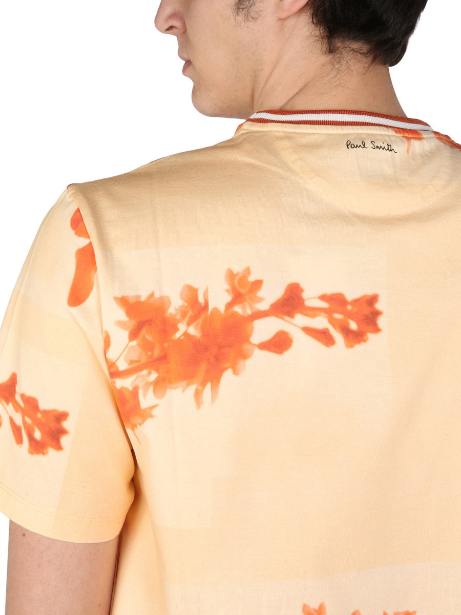 Paul Smith Men Stem Floral T-Shirt PAUL SMITH