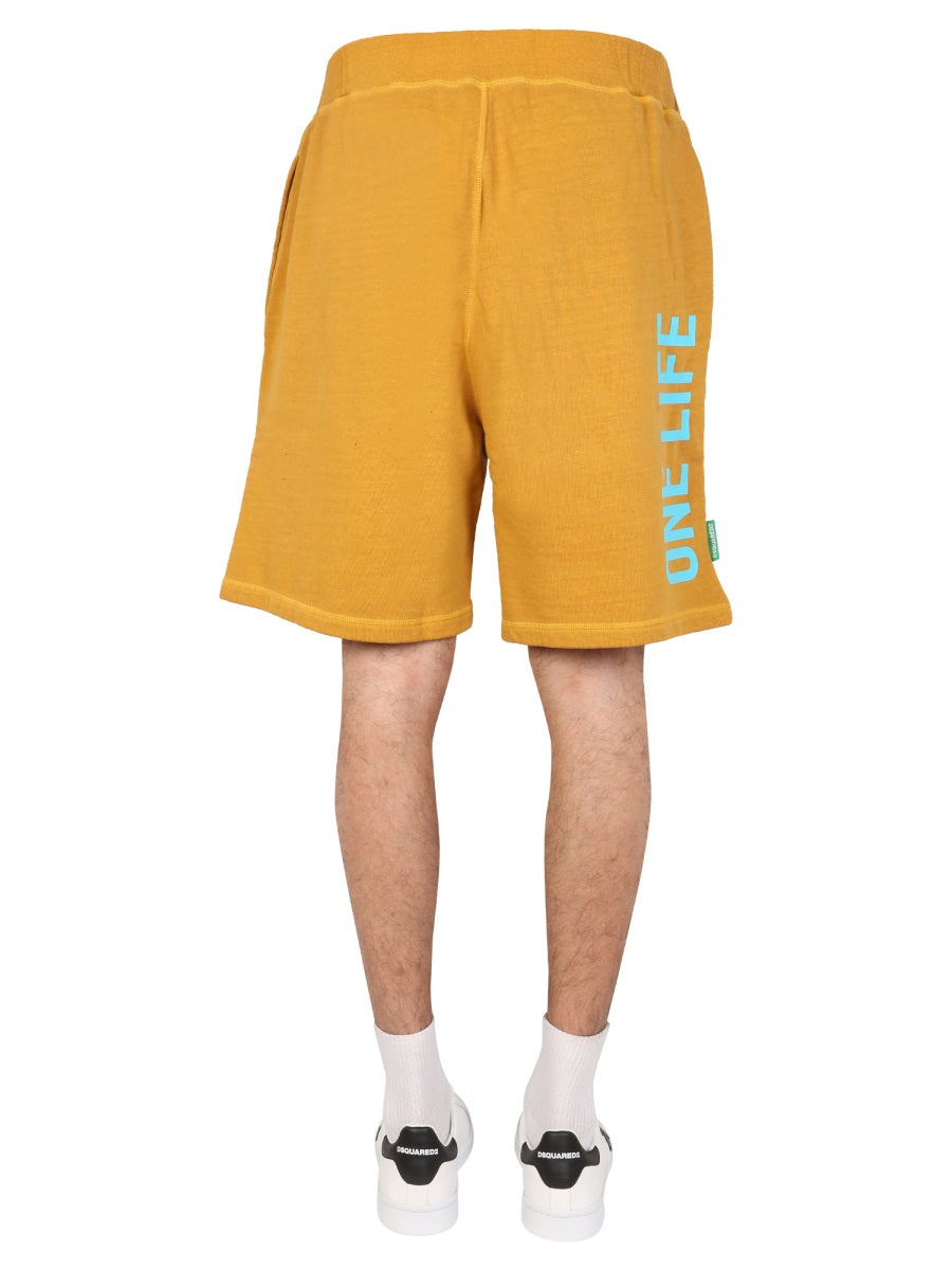 Dsquared2 Men "One Life One Planet" Bermuda Shorts DSQUARED2