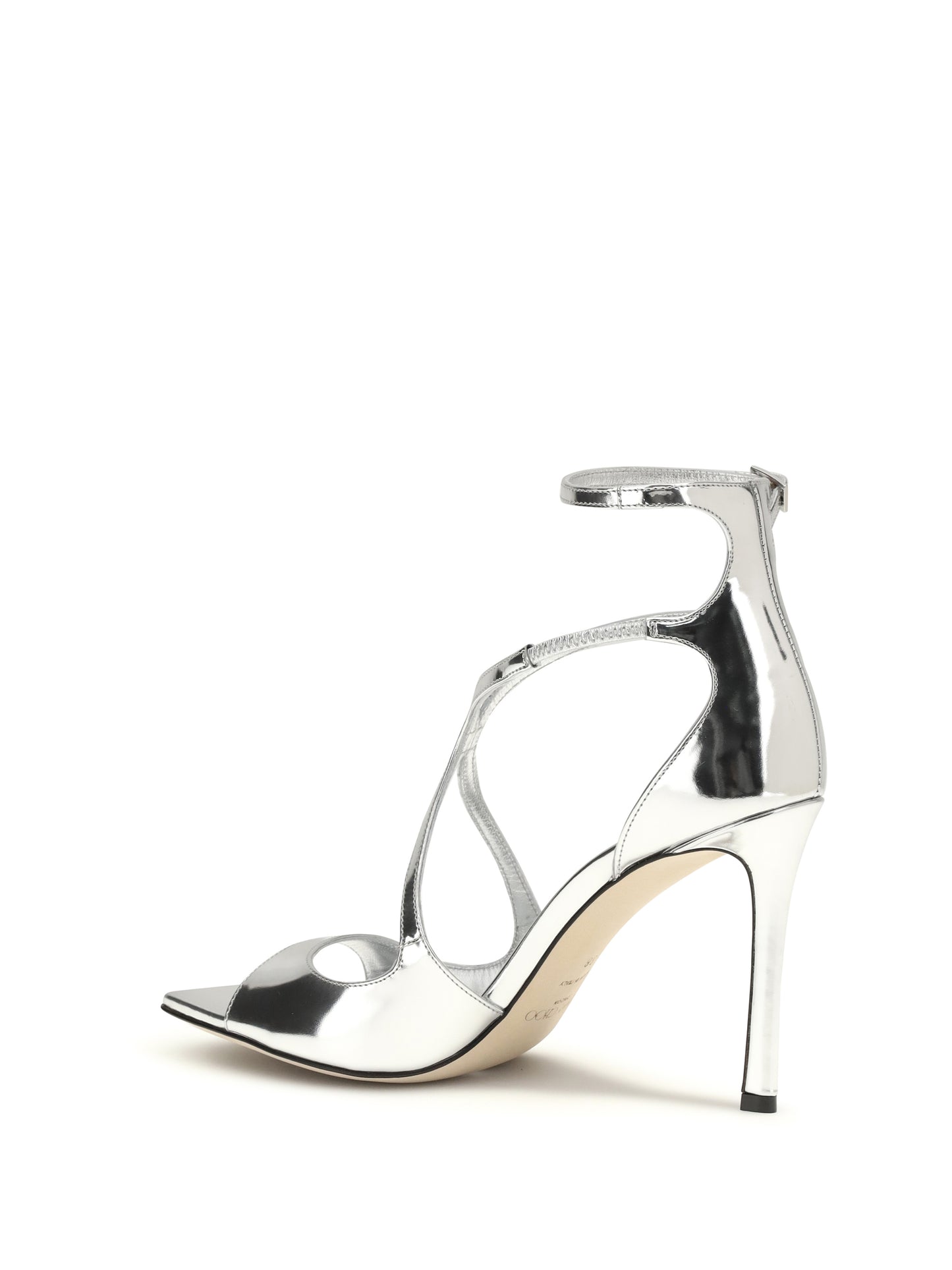 Jimmy Choo Women Azia Patent Leather Sandals JIMMY CHOO