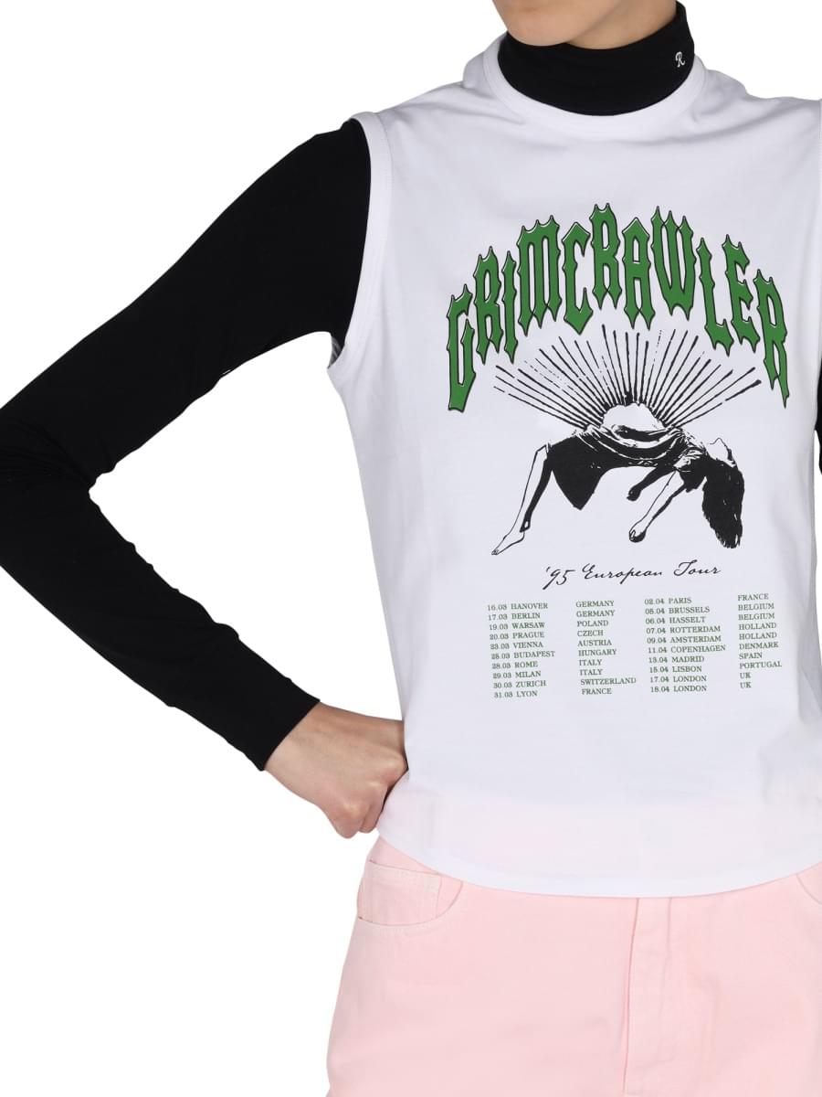 Raf Simons Women Printed Top RAF SIMONS