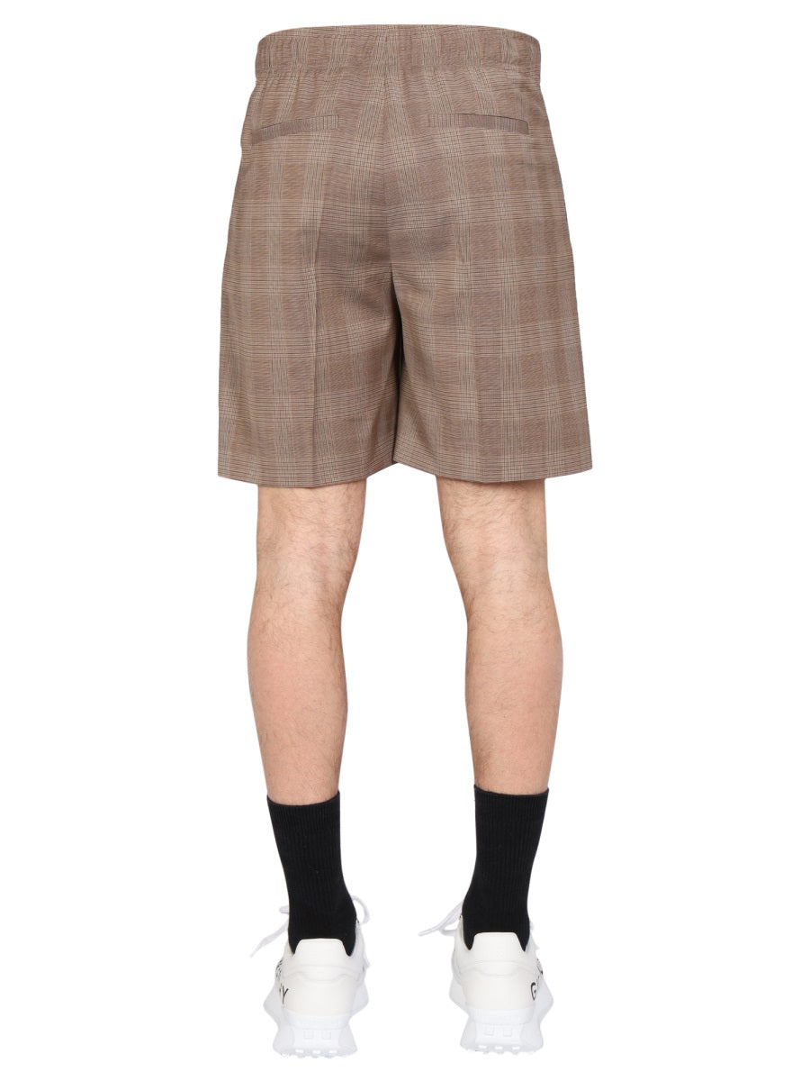 Givenchy Men Prince Of Wales Pattern Bermuda GIVENCHY