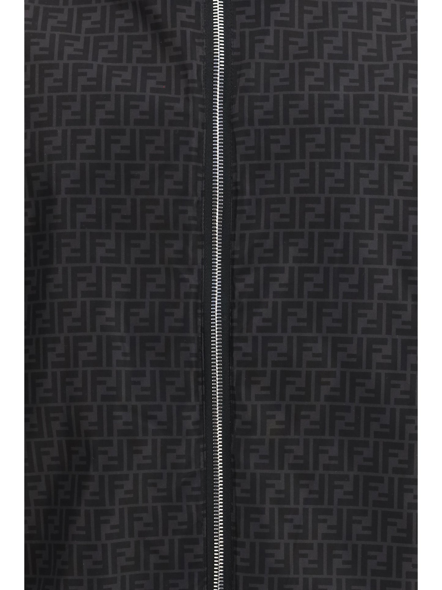 Fendi Men Ff Jacquard Zipped Reversible Windbreaker FENDI
