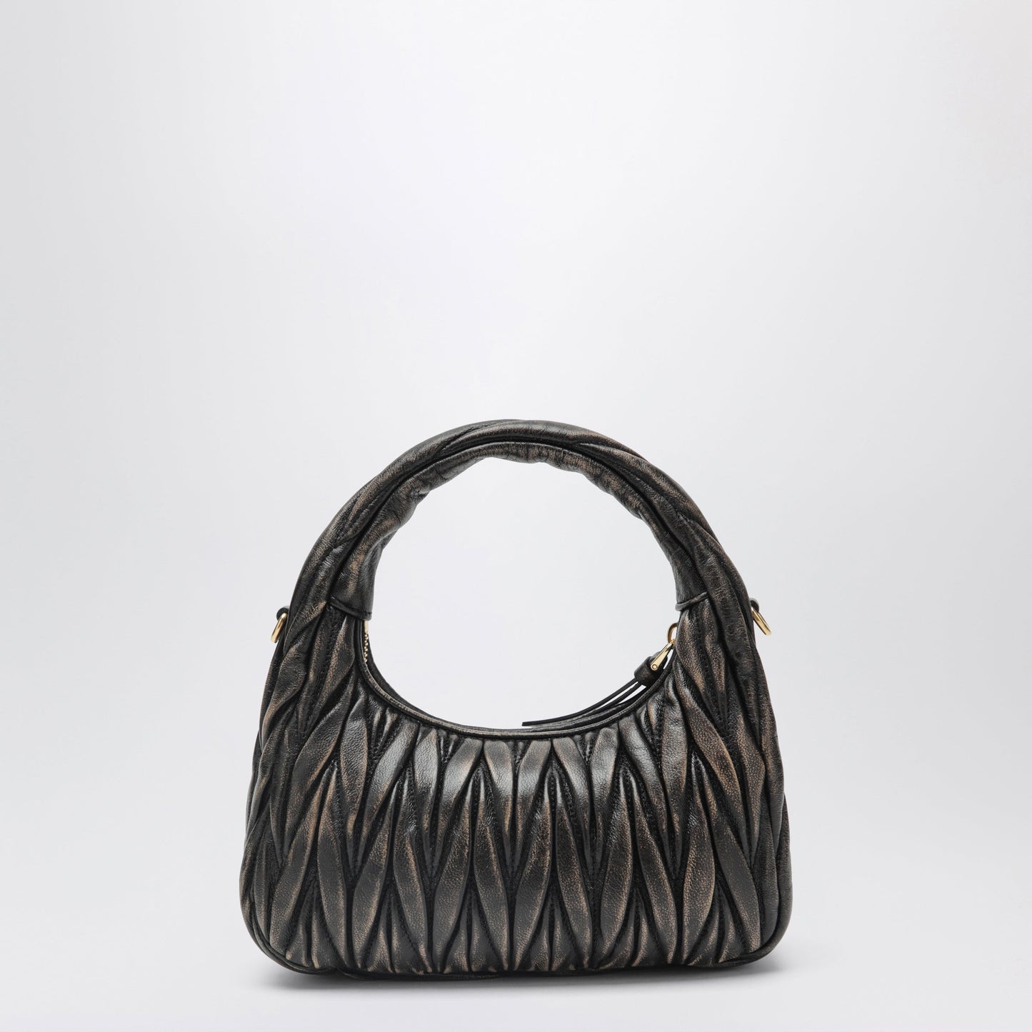 Miu Miu Coffee Wander Bag In Quilted Nappa Women MIU MIU