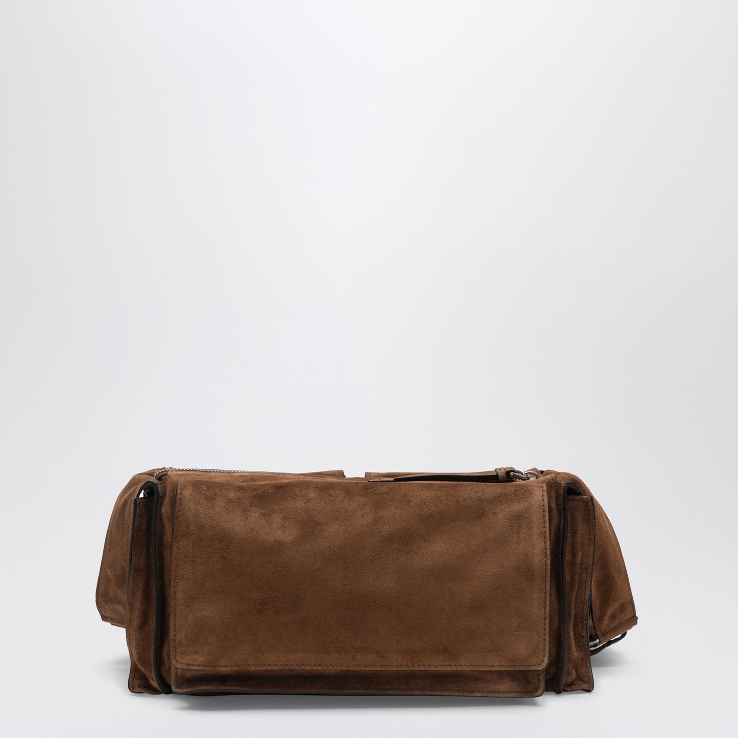 Miu Miu Utilitaire Crossbody Bag In Cocoa Suede Women MIU MIU