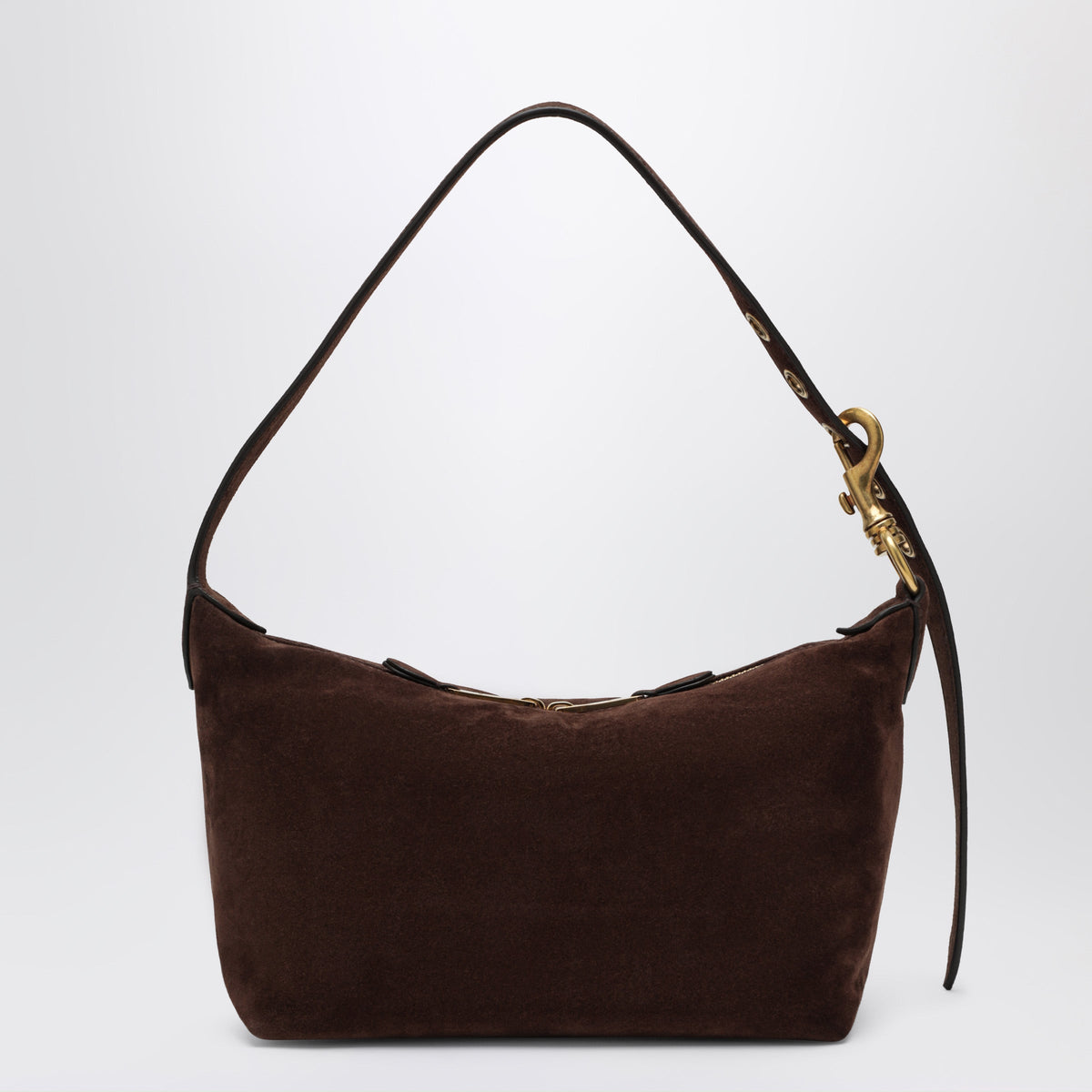 Miu Miu Bowling Bag In Suede, Dark Brown Women MIU MIU