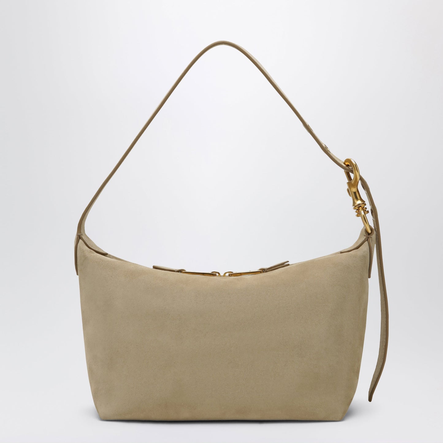 Miu Miu Suede Leather Bowling Bag In Ecru Women MIU MIU