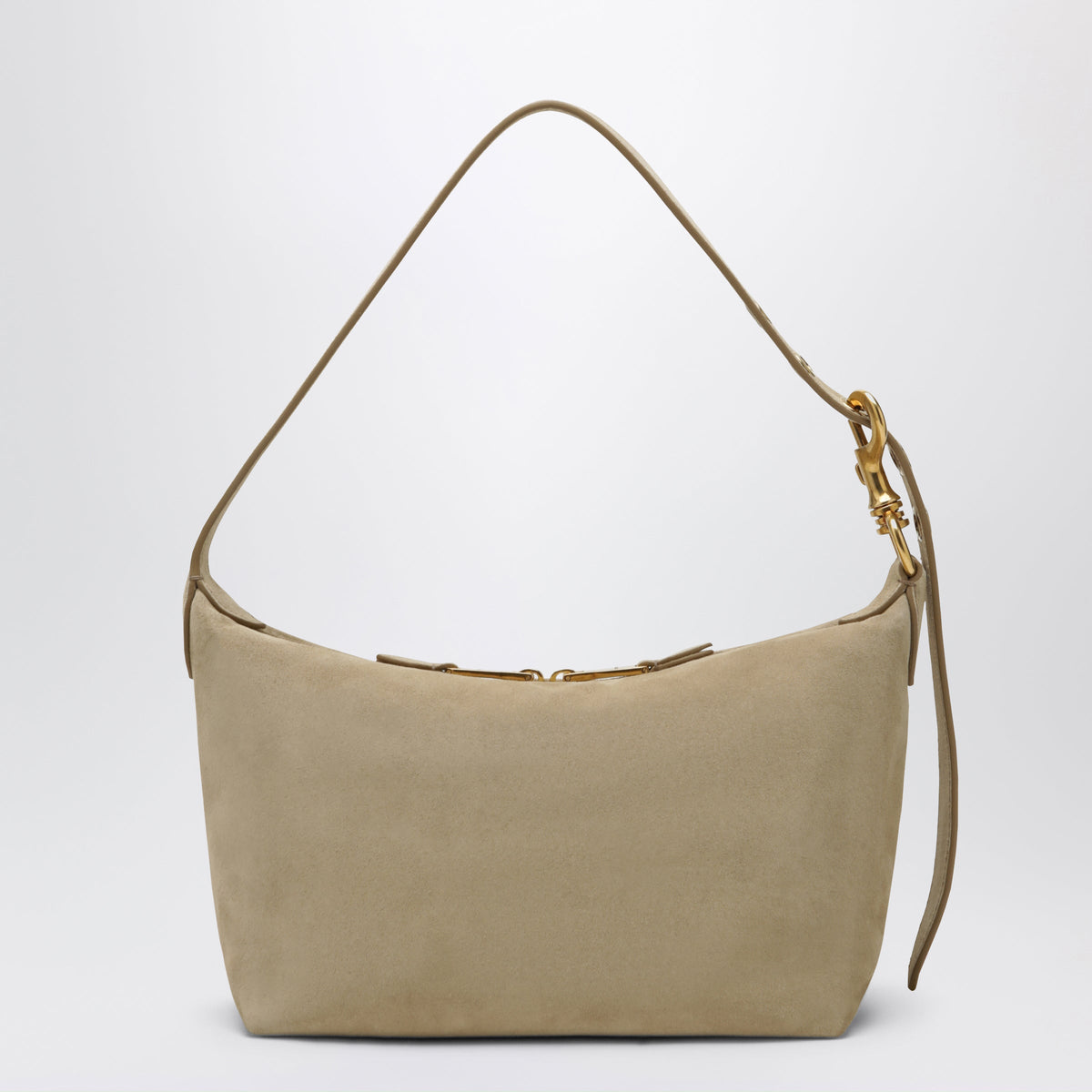 Miu Miu Suede Leather Bowling Bag In Ecru Women MIU MIU