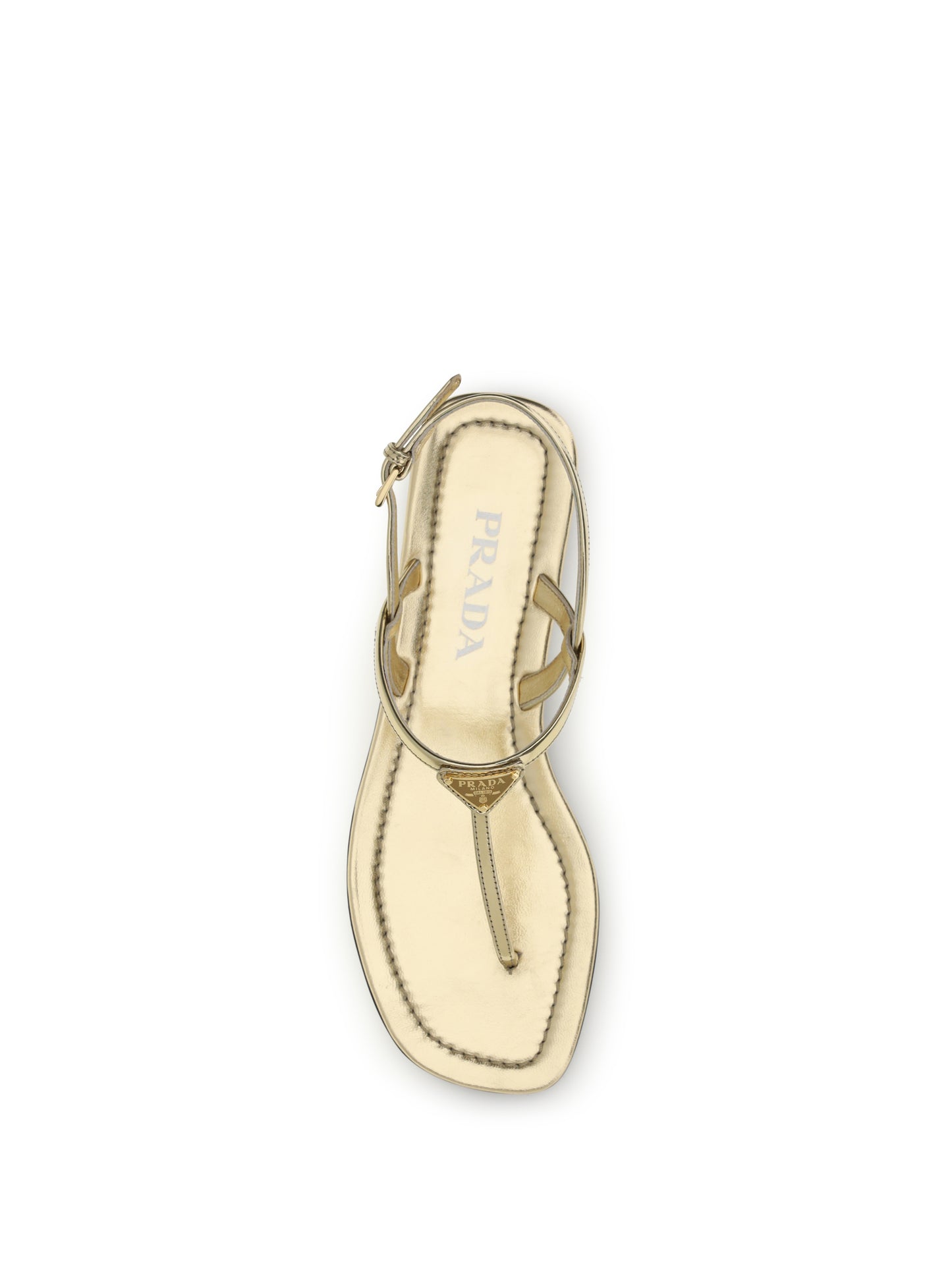 Prada Women Leather Flip-Flop Sandals PRADA