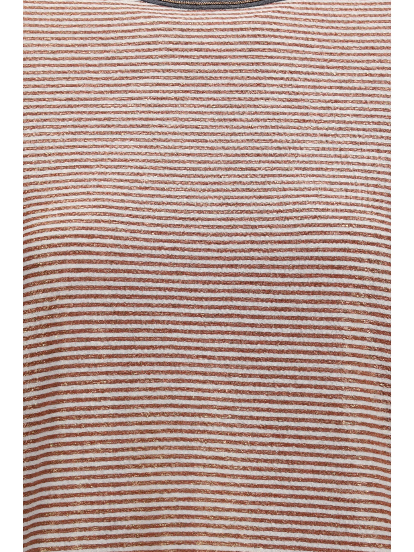 Brunello Cucinelli Women Striped Short-Sleeve Crewneck T-Shirt BRUNELLO CUCINELLI