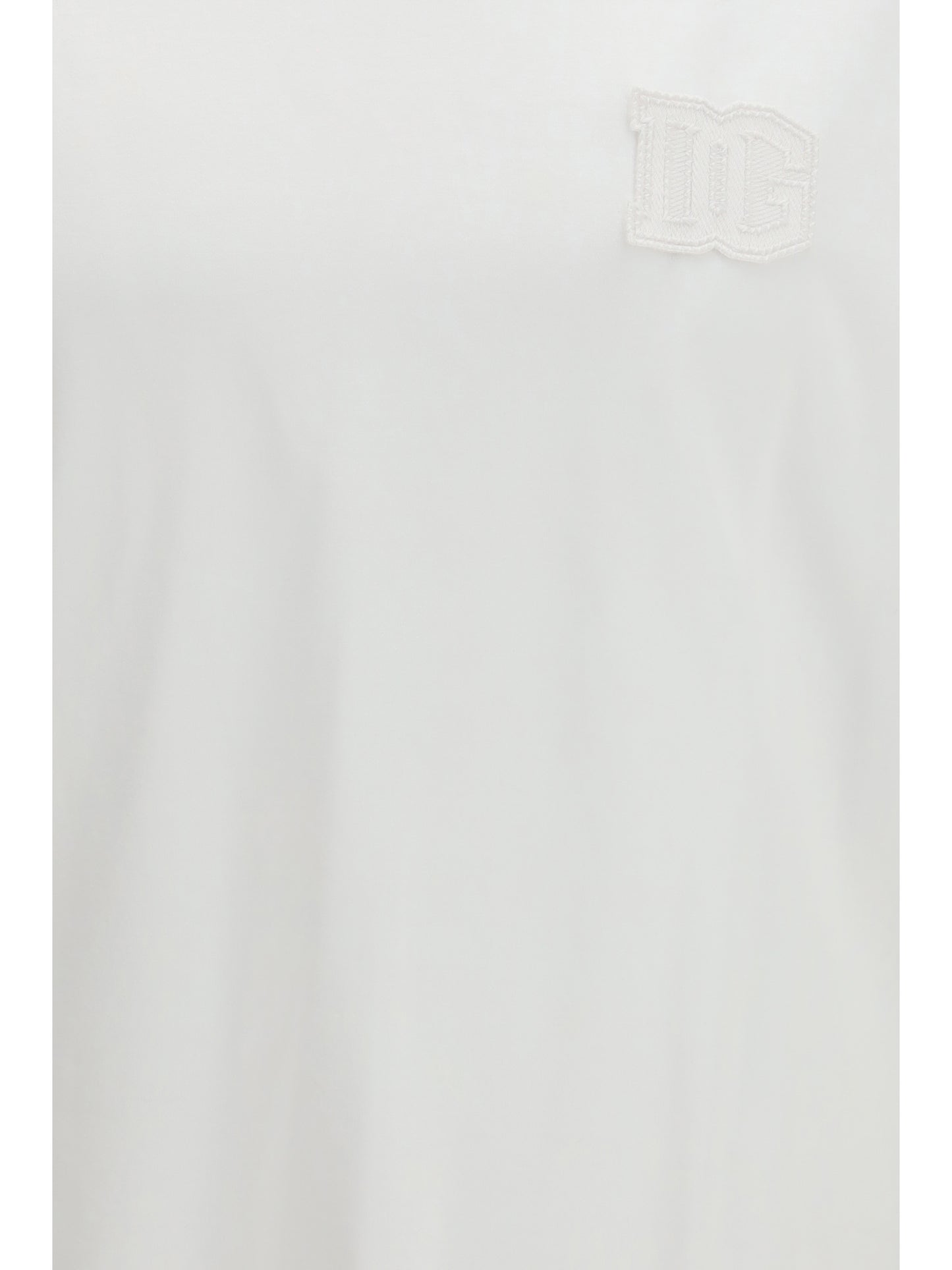 Dolce & Gabbana Men Cotton T-Shirt With Patch DOLCE & GABBANA