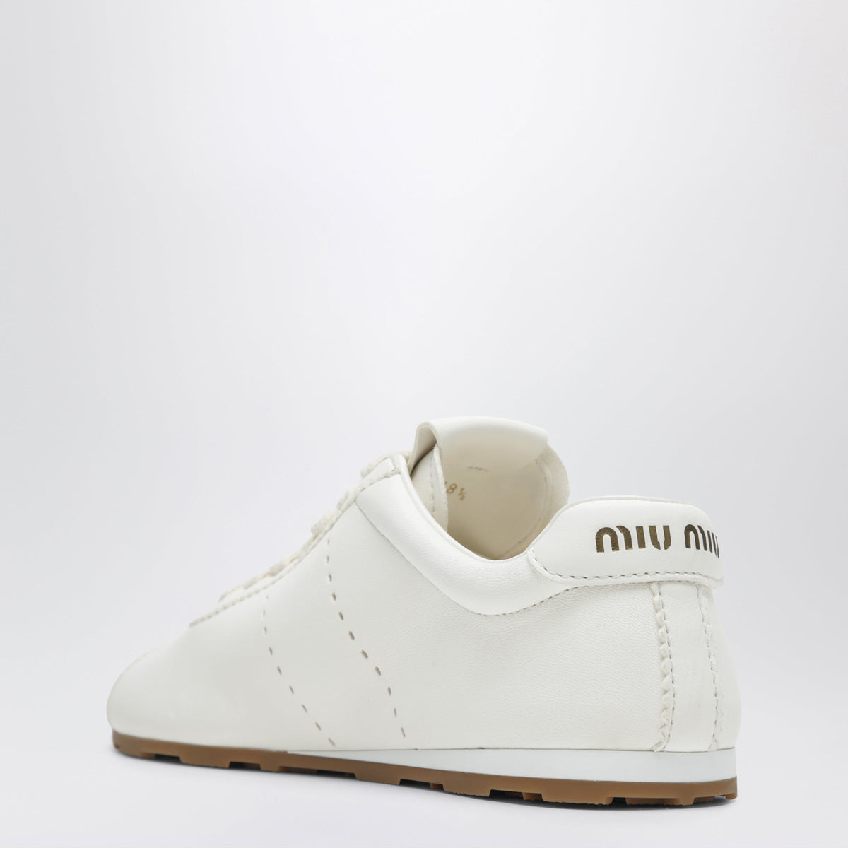 Miu Miu Plume Ivory Nappa Sneakers Women MIU MIU