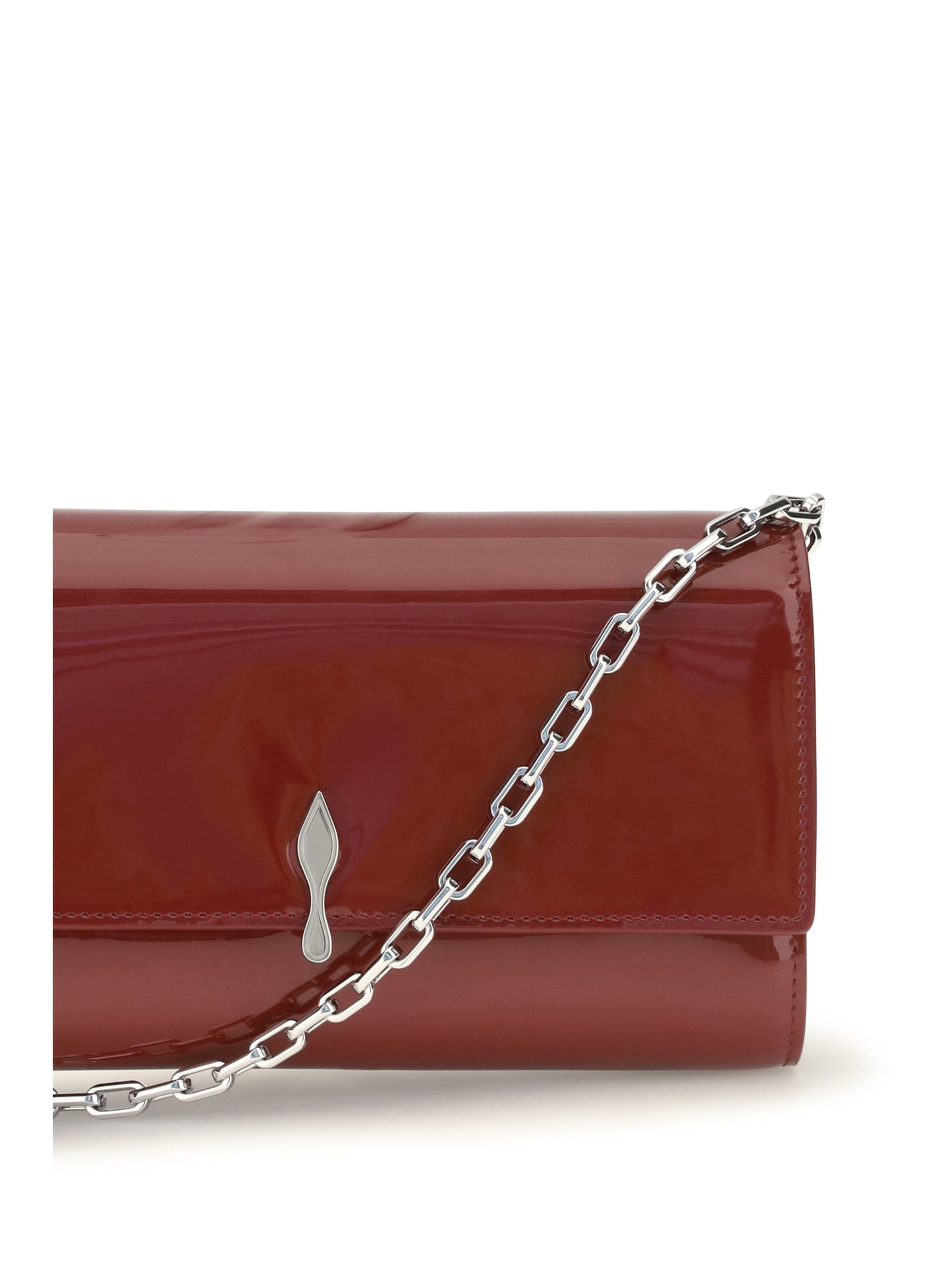 Christian Louboutin Women Bettina Patent Leather Chain Wallet CHRISTIAN LOUBOUTIN