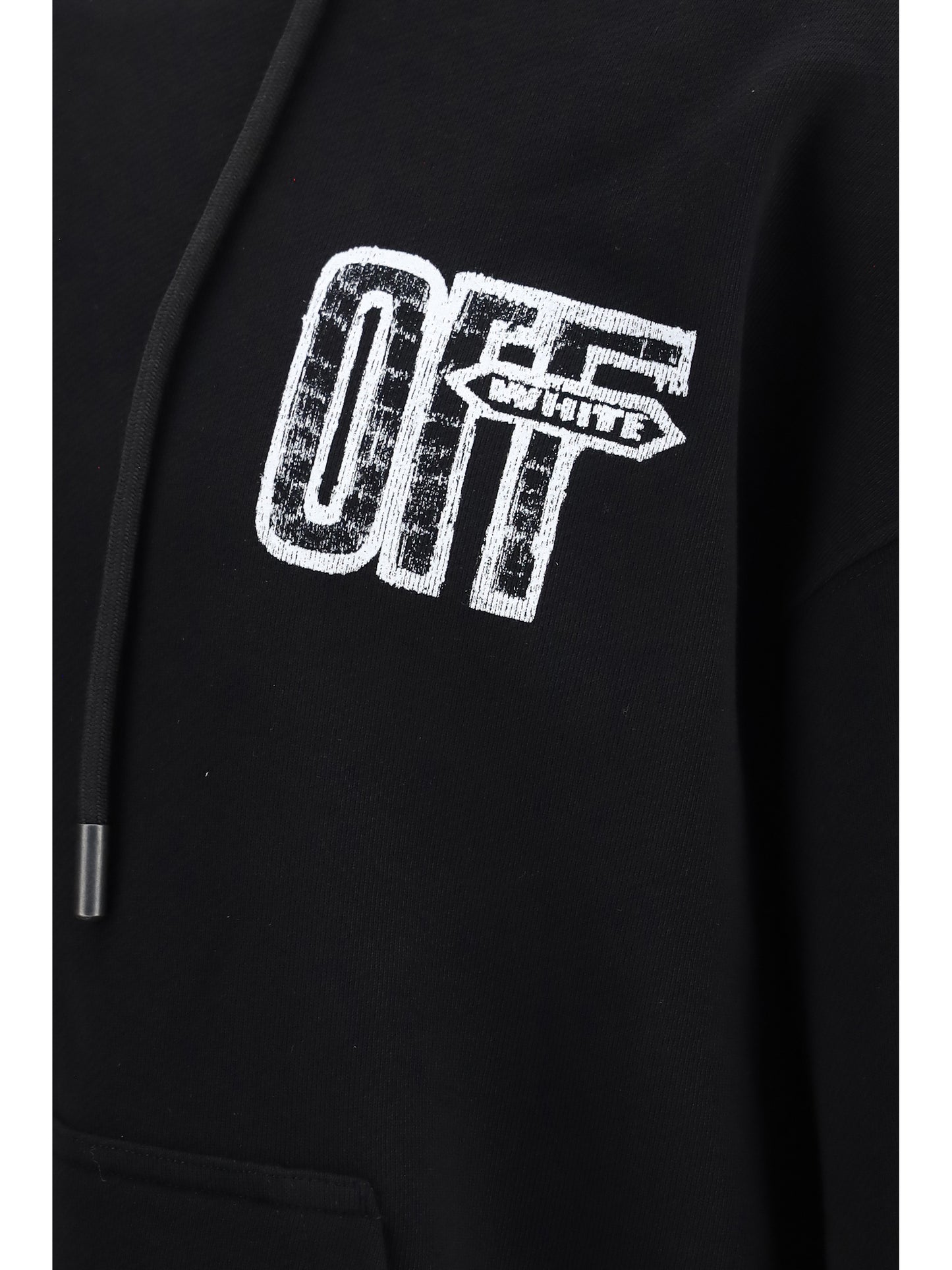 Off-White Men Motion Arrow Hoodie OFF-WHITE