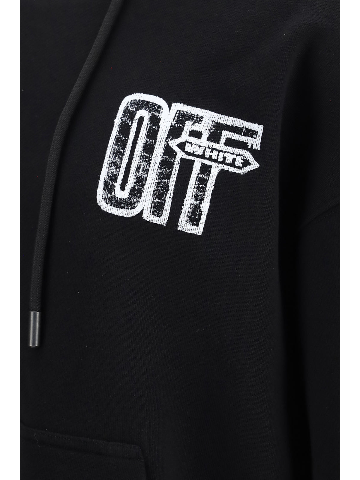 Off-White Men Motion Arrow Hoodie OFF-WHITE