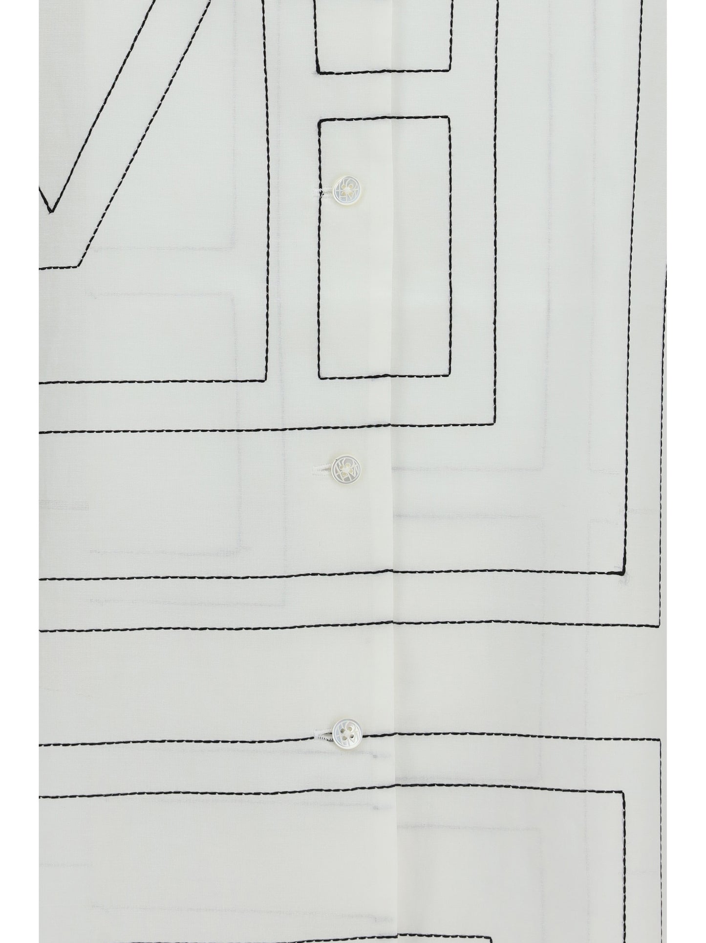 Toteme Women Pj Monogram Cotton Shirt TOTEME