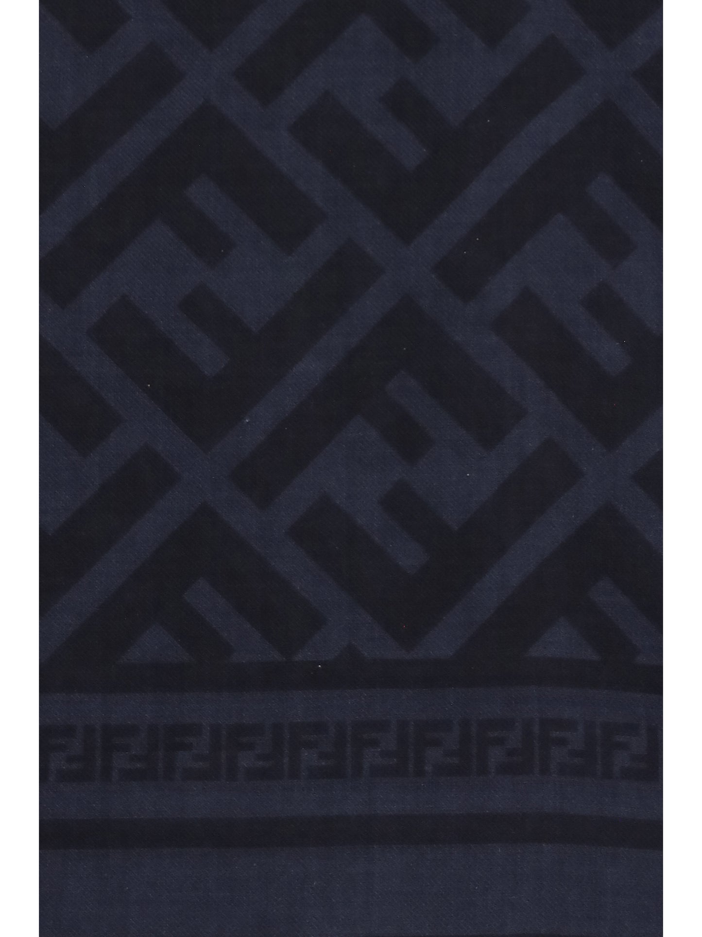 Fendi Men Ff Wool And Silk Scarf FENDI