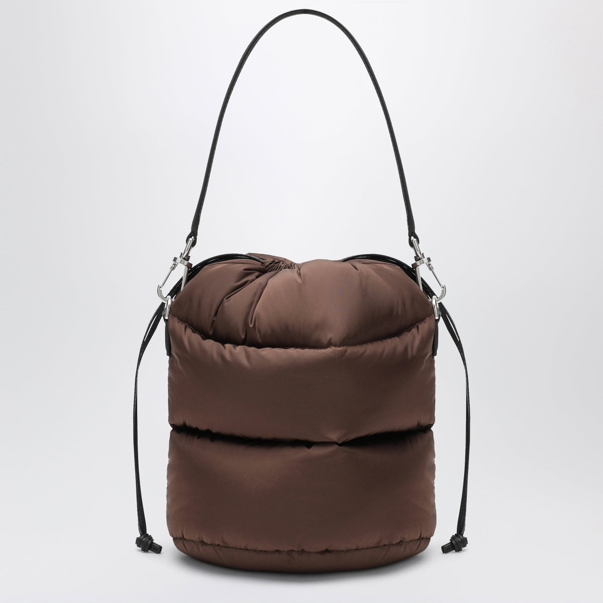 Moncler Caradoc Bucket Bag In Burgundy Women MONCLER
