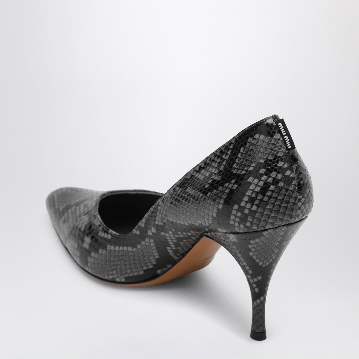 Miu Miu Ardesia Pumps In Ayers Python-Print Leather Women MIU MIU