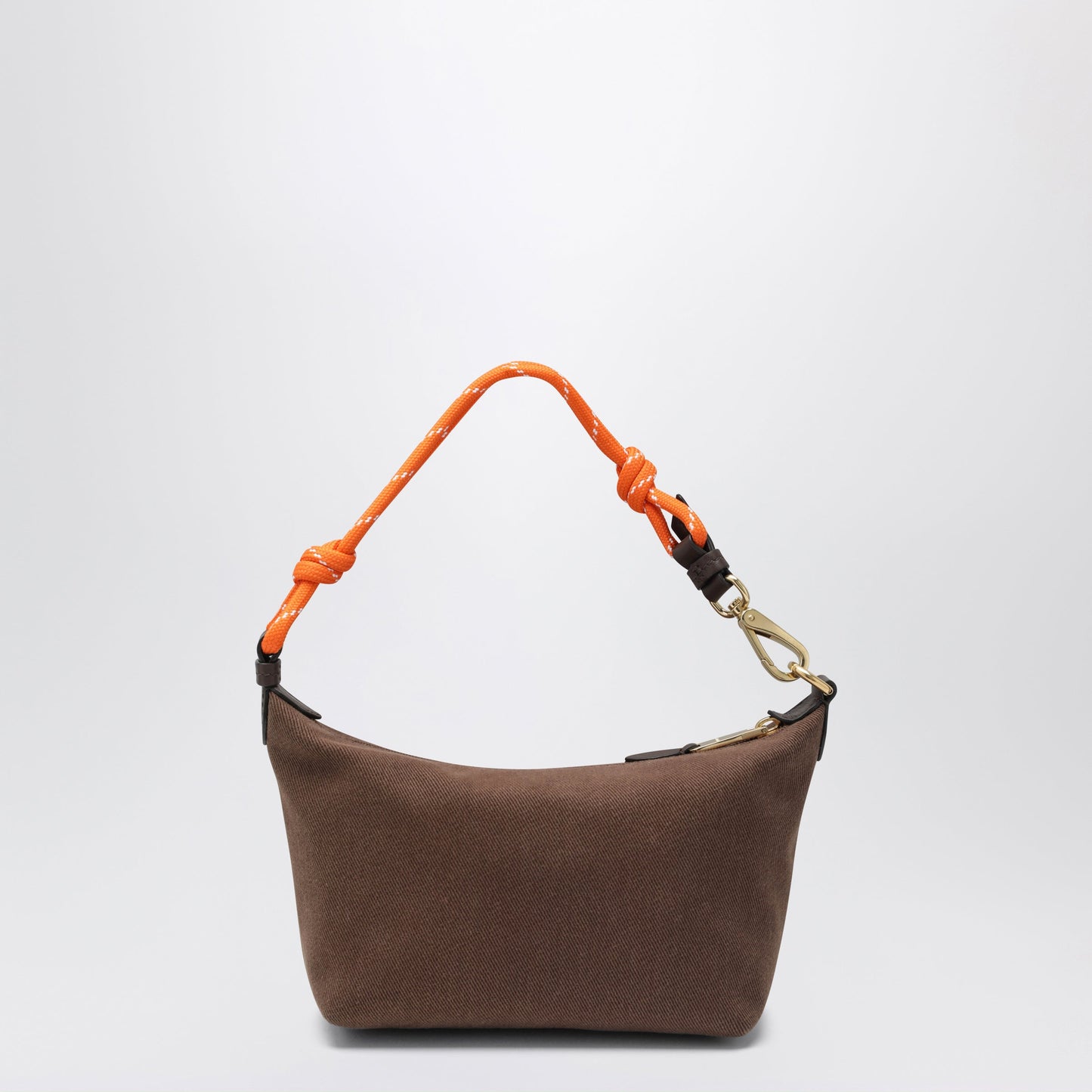 Miu Miu Cocoa/Orange Gabardine Pouch Women MIU MIU