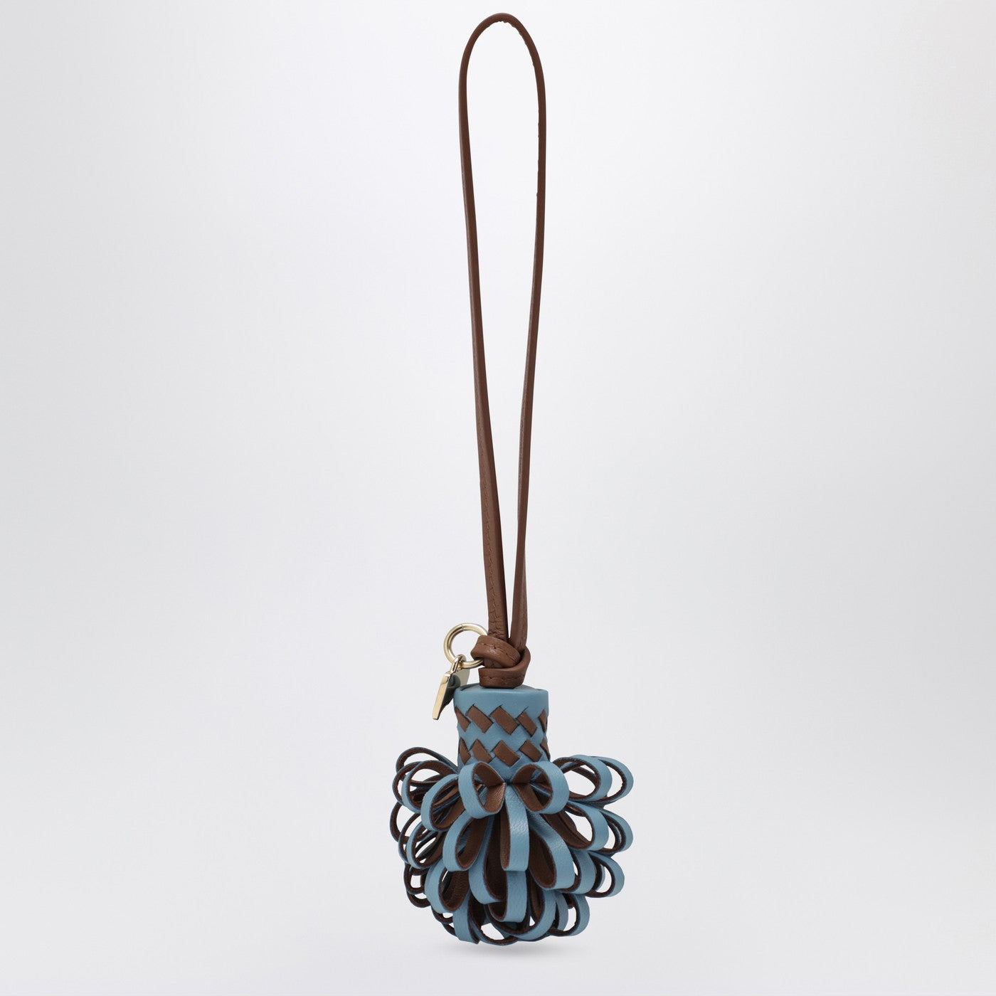 Miu Miu Blue/Brown Nappa Leather Charm Women MIU MIU