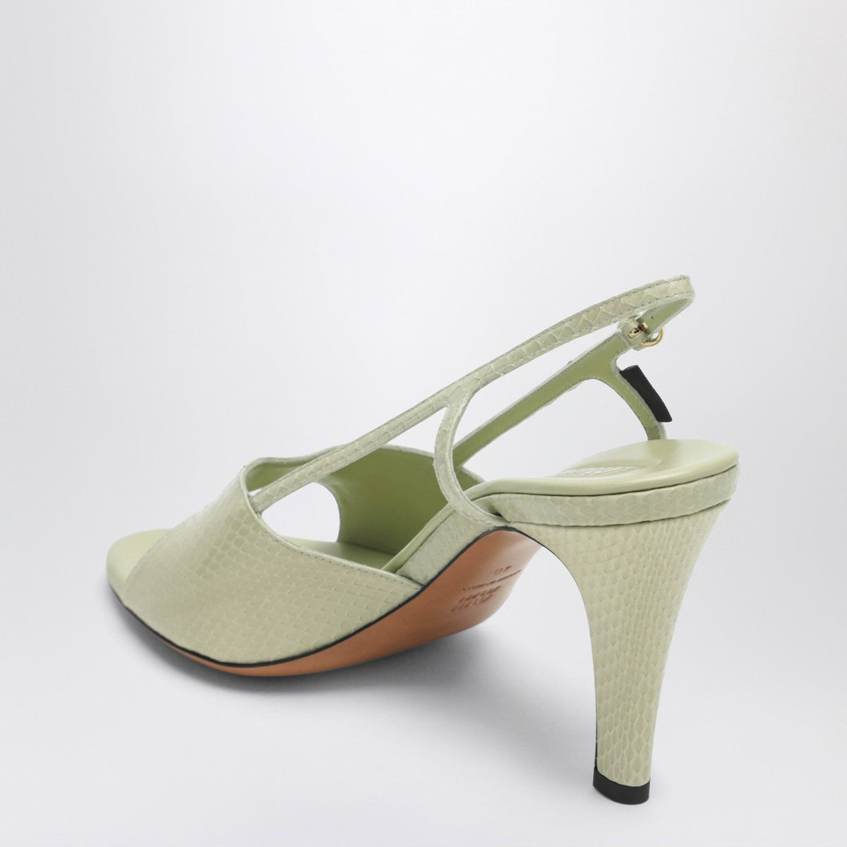Miu Miu Pistachio-Colored Ayers Slingback Sandals Women MIU MIU