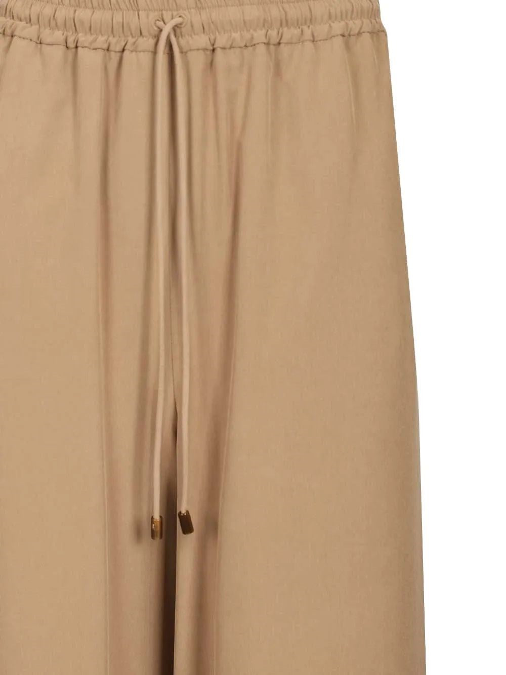 Max Mara Women "Genero" Wide-Leg Washed Silk Trousers MAX MARA