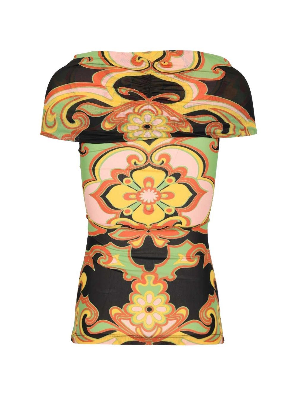 Etro Women Printed Body With Bart Neckline ETRO