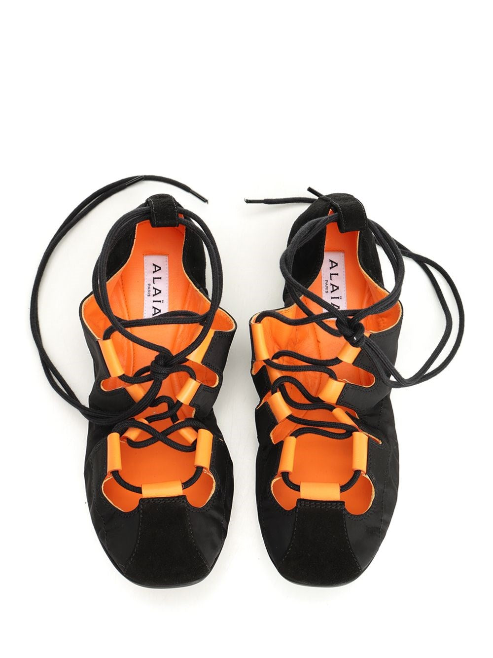 Alaïa Women Ballerine Con Lacci Riciclati ALAIA