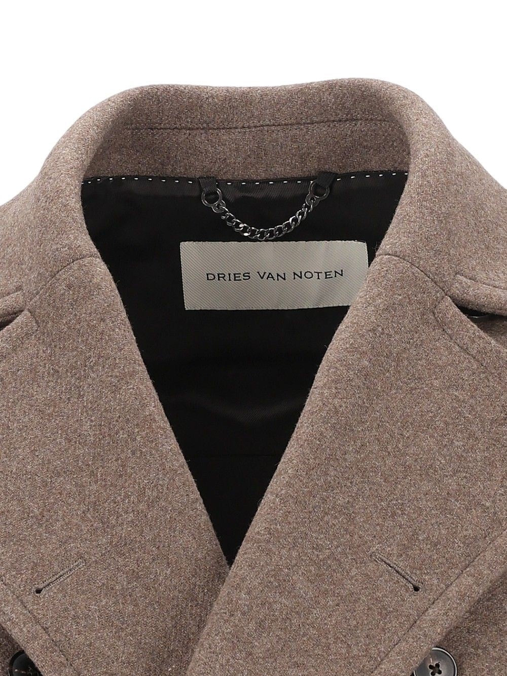 Dries Van Noten Men Oversized Double-Breasted Wool Coat DRIES VAN NOTEN