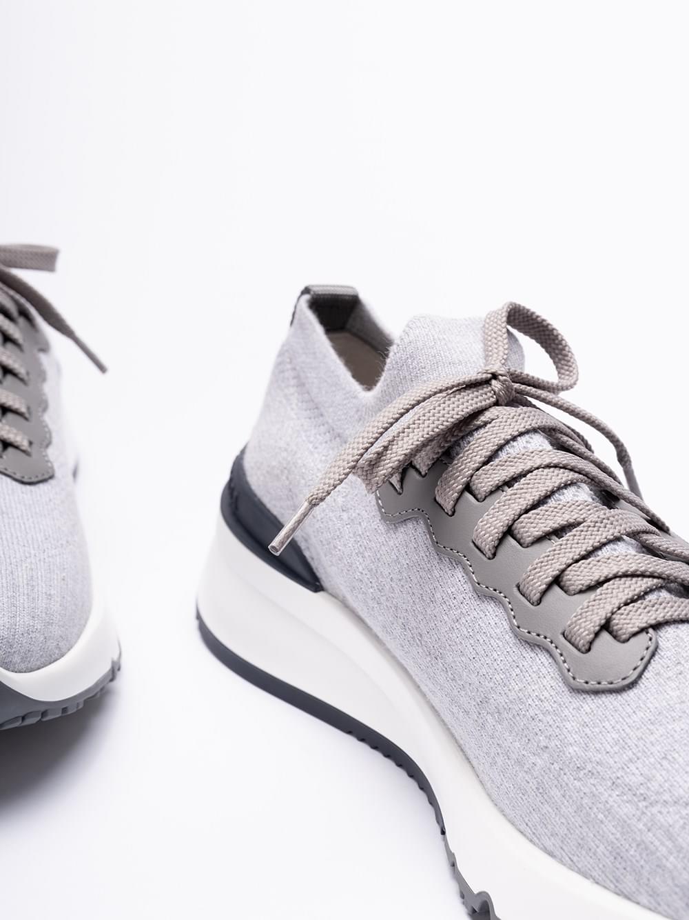 Brunello Cucinelli Men Knit Sneakers BRUNELLO CUCINELLI