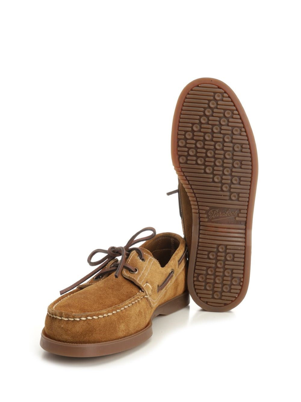 Paraboot Men Barth Suede Boat Shoe