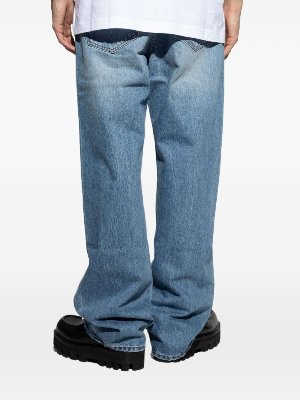 Jacquemus Men Straight Jeans In De-Nîmes Denim JACQUEMUS