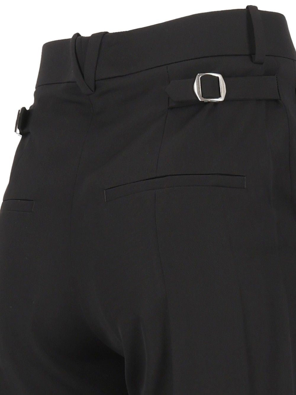Bottega Veneta Women Grain De Poudre Wool Trousers BOTTEGA VENETA