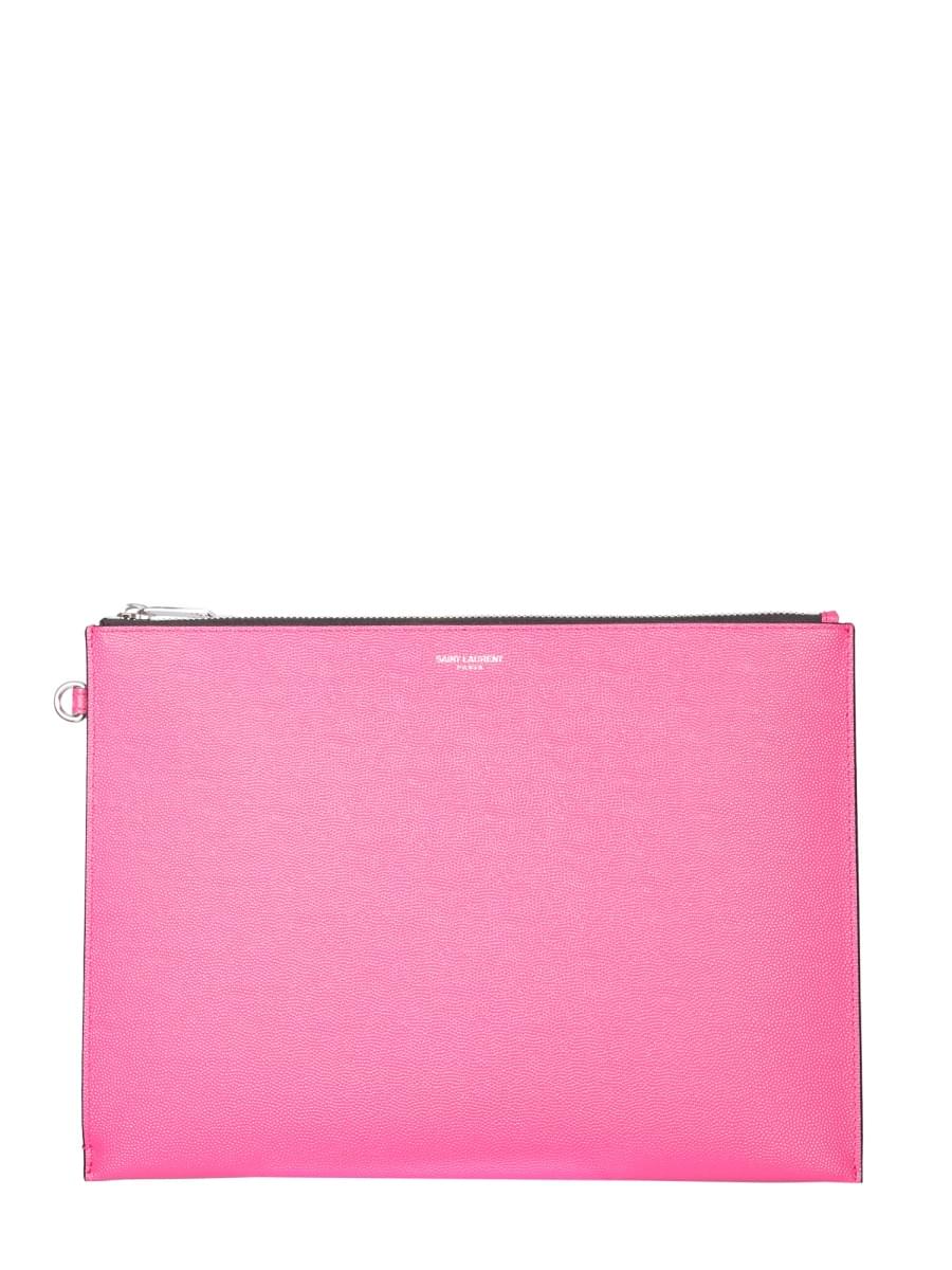 Saint Laurent Men Zipper Tablet Holder SAINT LAURENT