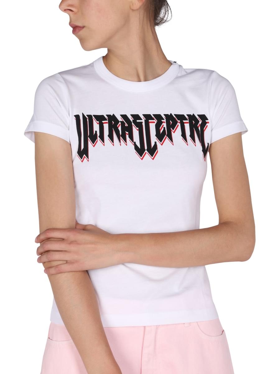 Raf Simons Women Logo Print T-Shirt RAF SIMONS