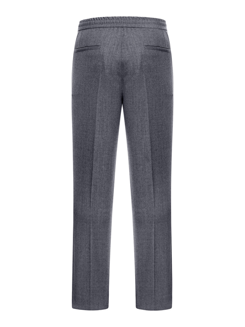 Brunello Cucinelli Men Wool Trousers With Pleats BRUNELLO CUCINELLI