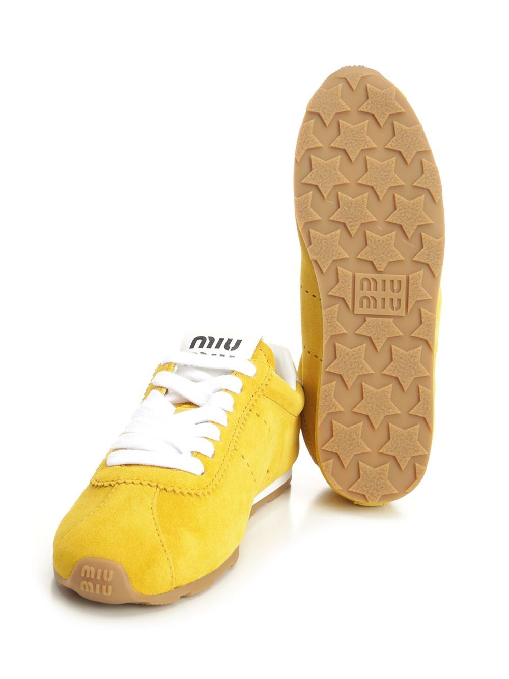 Miu Miu Women Plume Suede Sneakers