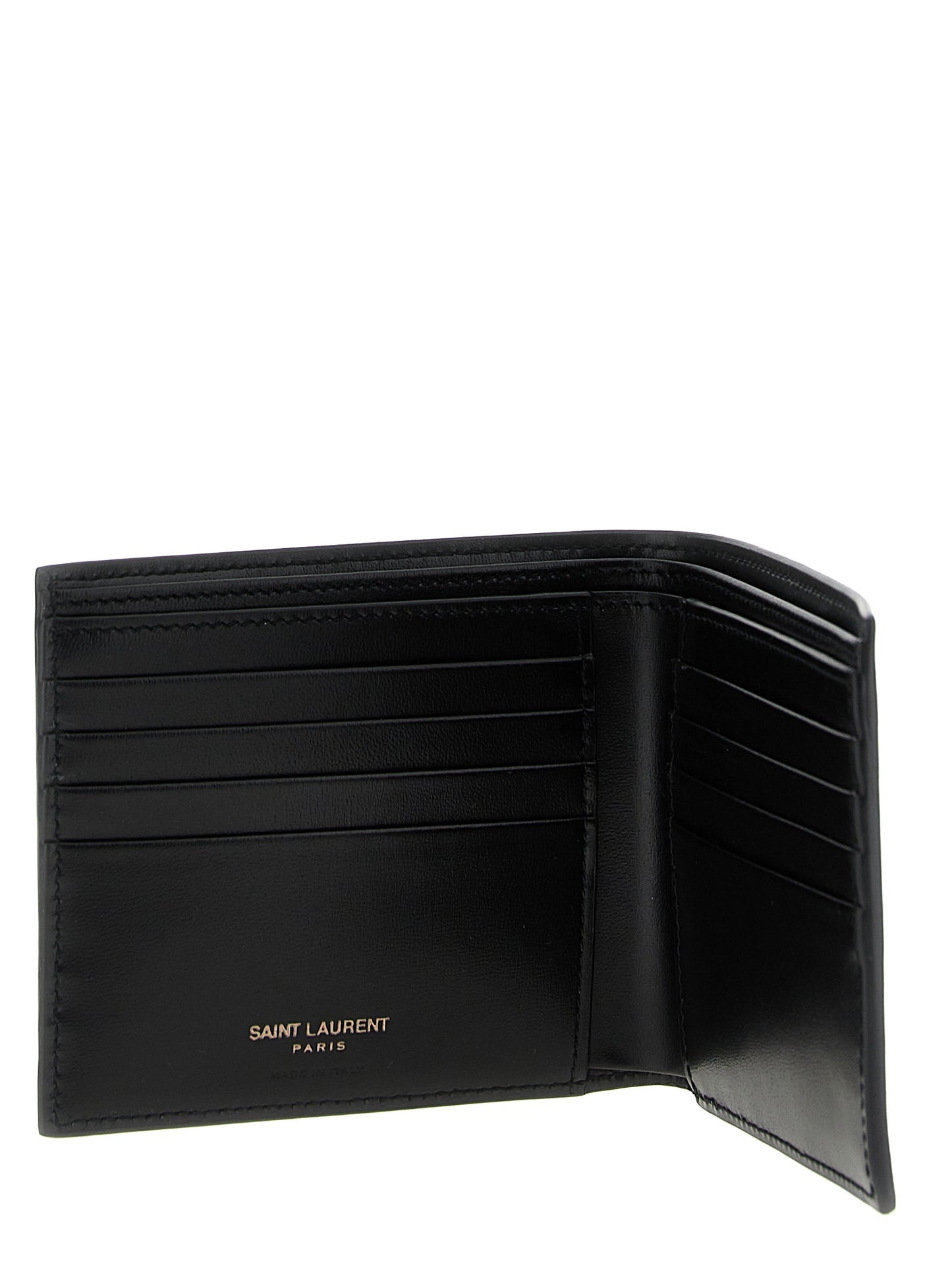 Saint Laurent Men Logo Leather Wallet SAINT LAURENT