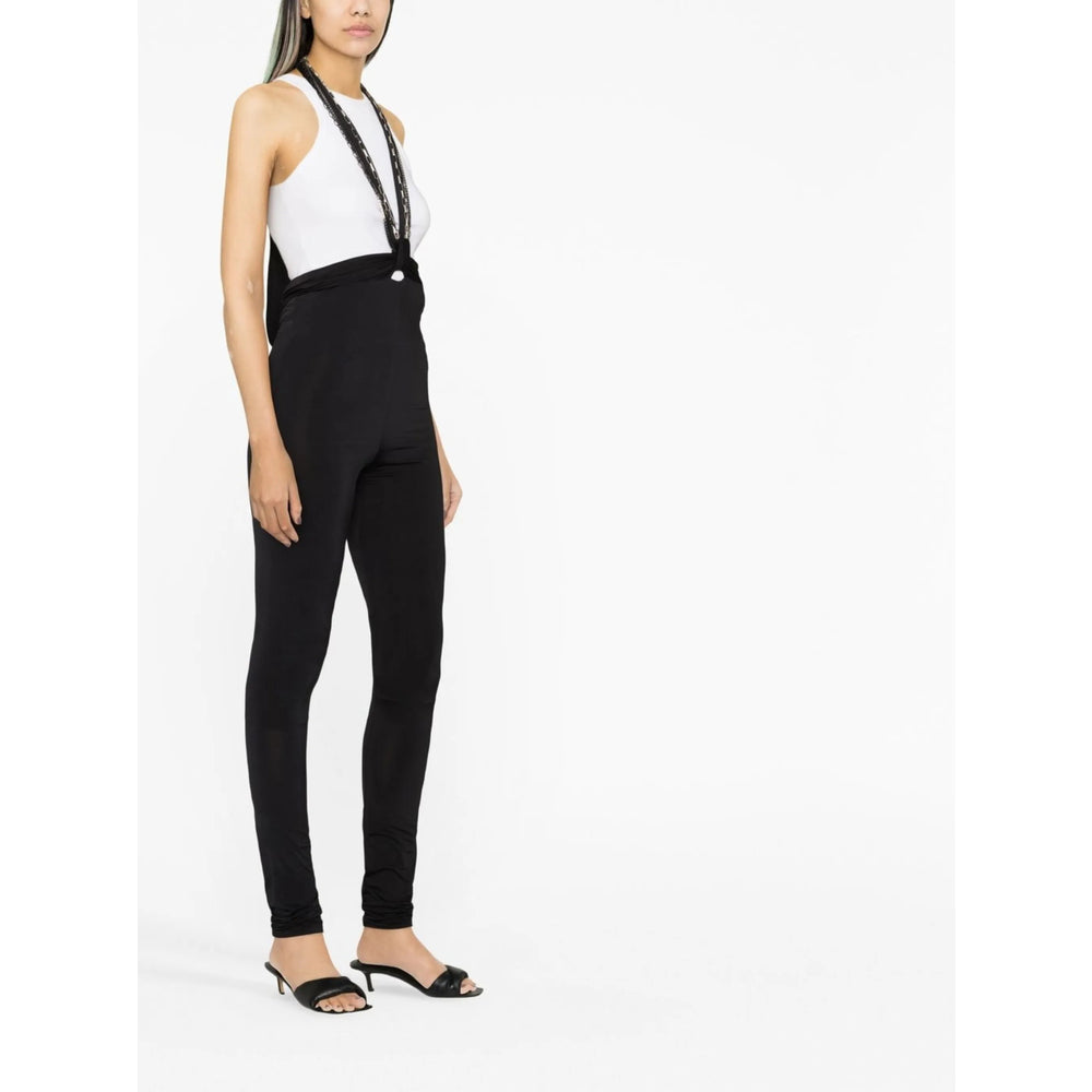 The Attico Black Trousers - High-Waisted Trousers Women Women THE ATTICO