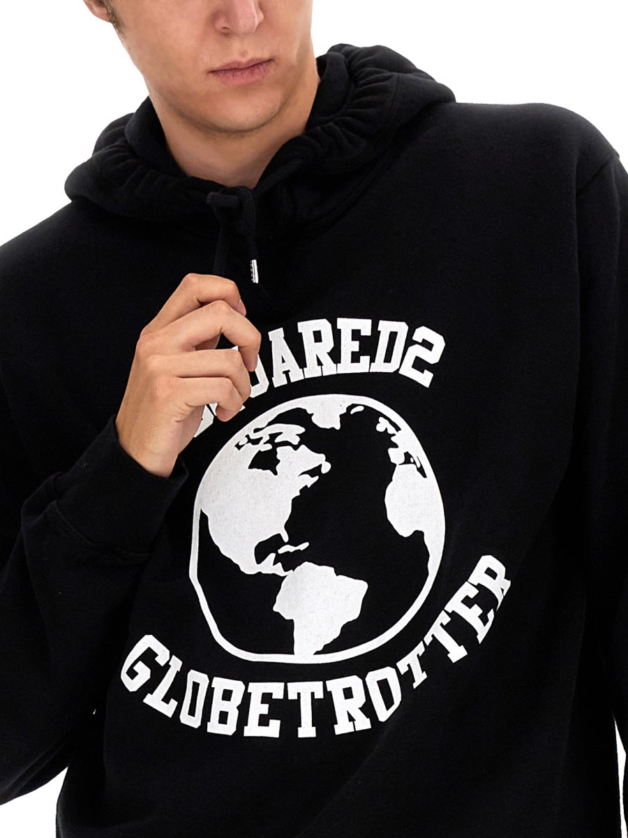Dsquared Men Globetrotter Sweatshirt DSQUARED2