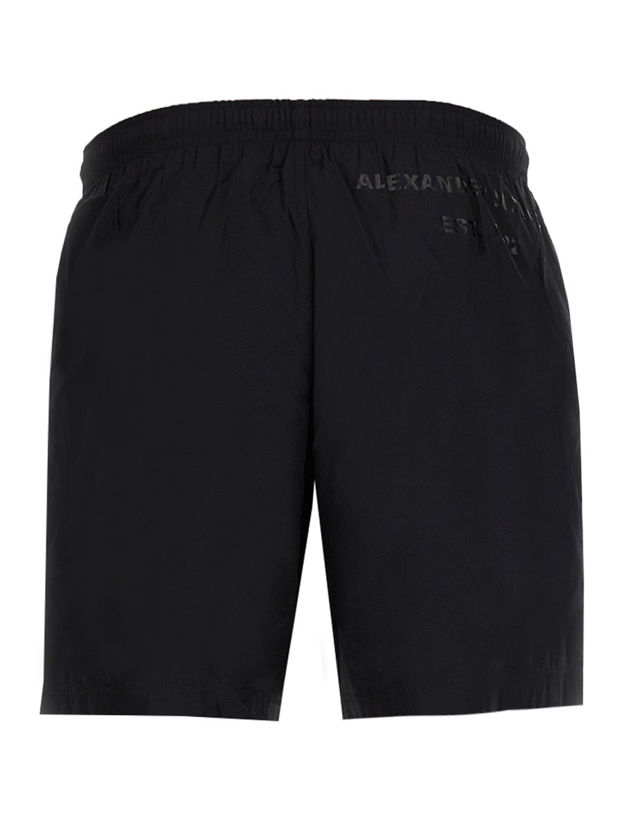Alexander Mcqueen Men Graffiti Logo Swimsuit ALEXANDER MCQUEEN