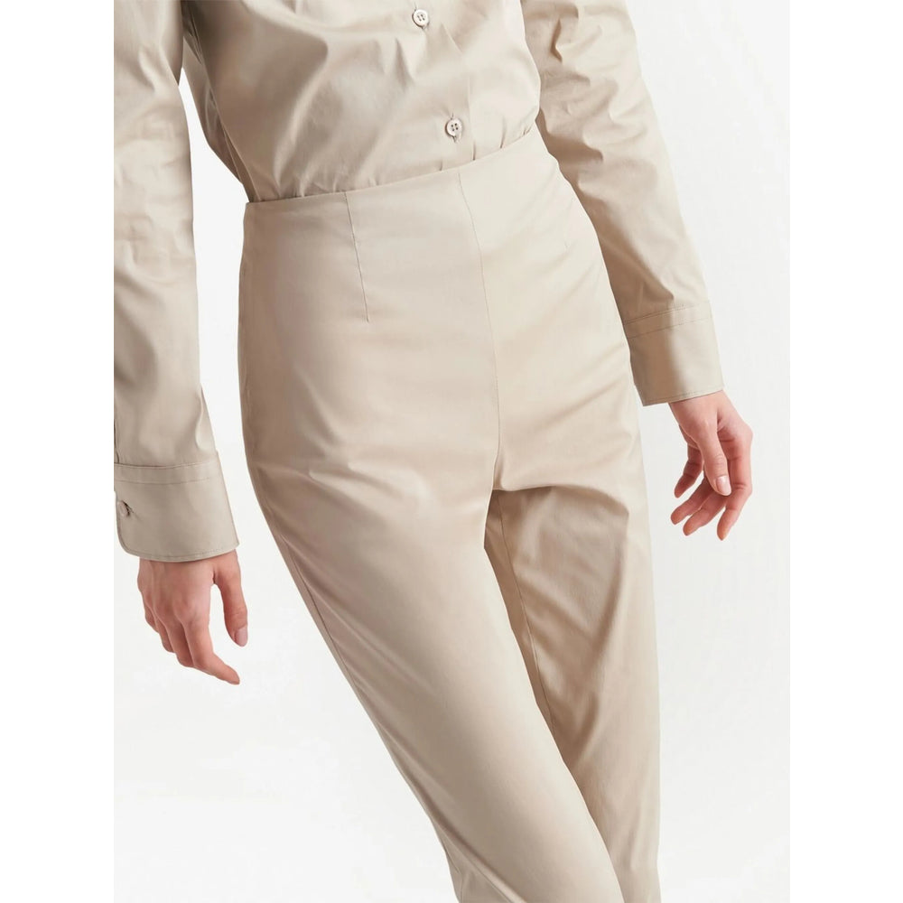 Prada Neutrals Trousers - Slim-Fit Trousers Women PRADA