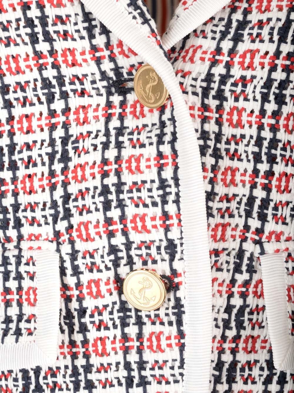 Thom Browne Women Cotton Tweed Blazer THOM BROWNE