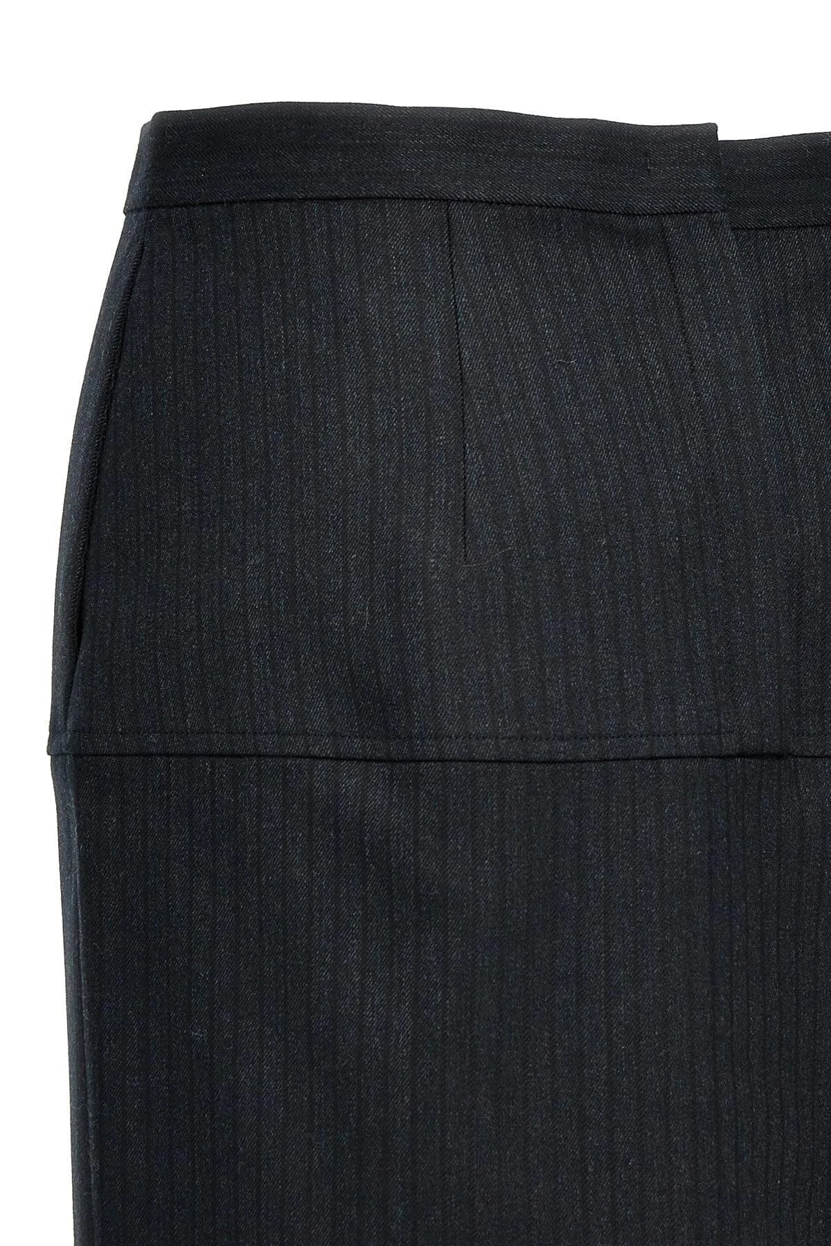 Fendi Women Pinstriped Wool Skirt FENDI