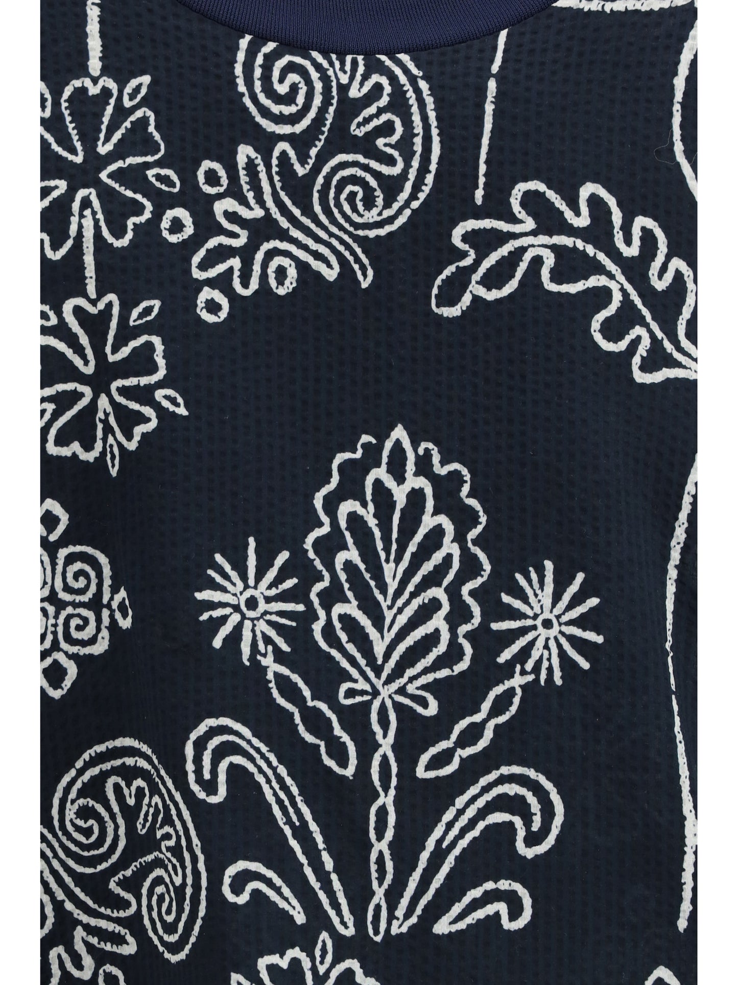 Giorgio Armani Men Cotton T-Shirt With All Over Pattern GIORGIO ARMANI