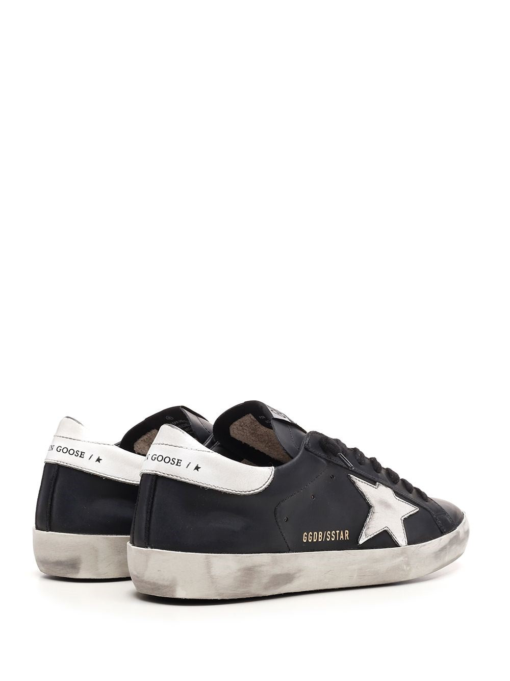 Golden Goose Men Black "Super Star" Sneakers GOLDEN GOOSE
